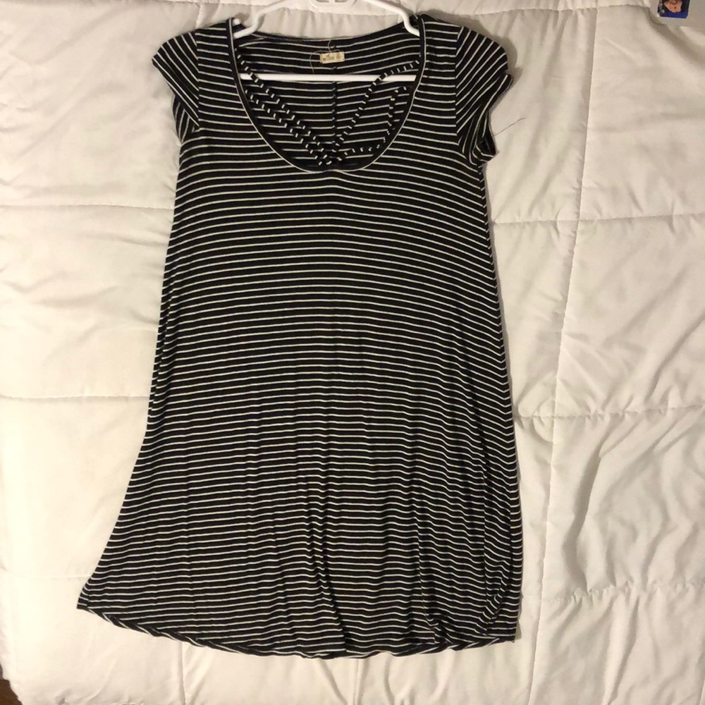 Black and White T-shirt dress